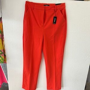 Express Vibrant Red Pants